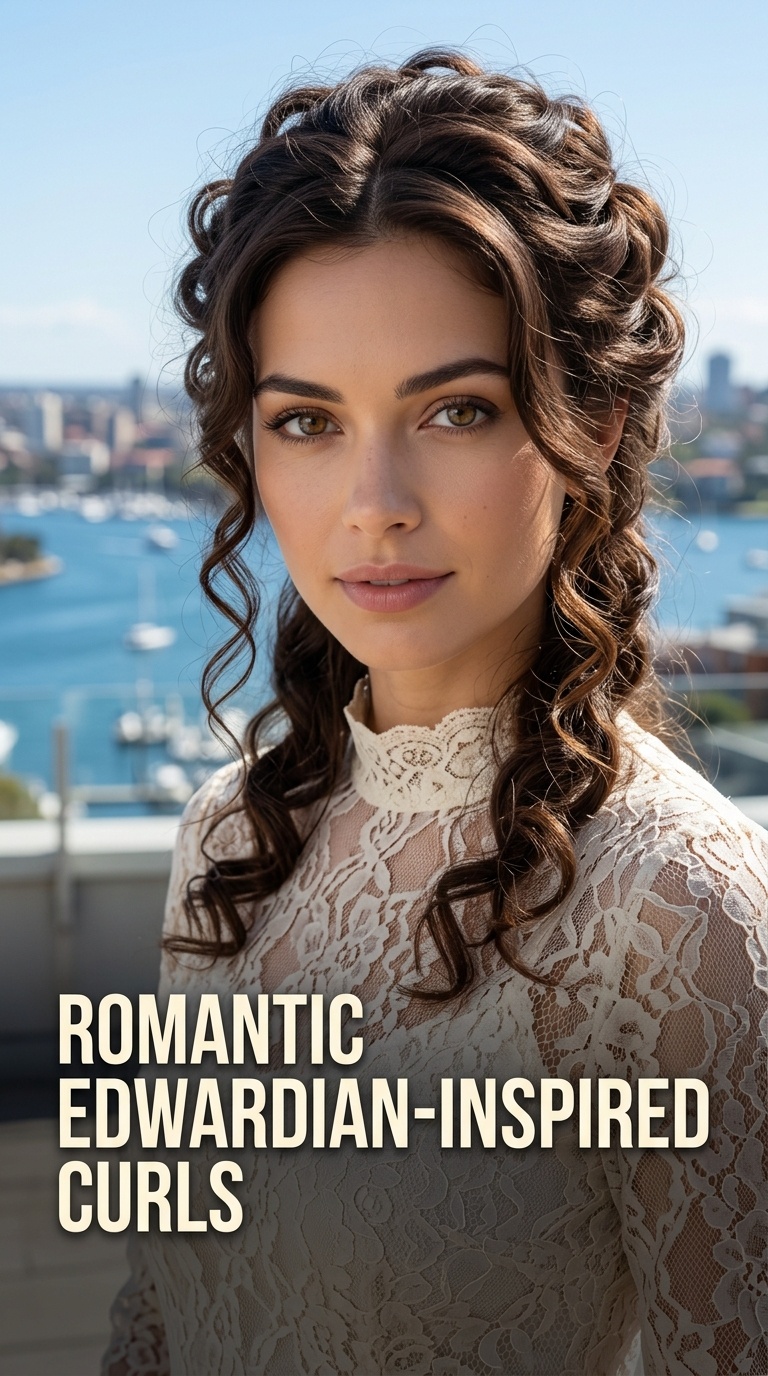 Romantic Edwardian-Inspired Curls