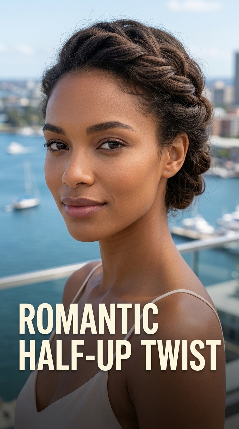 Romantic Half-Up Twist