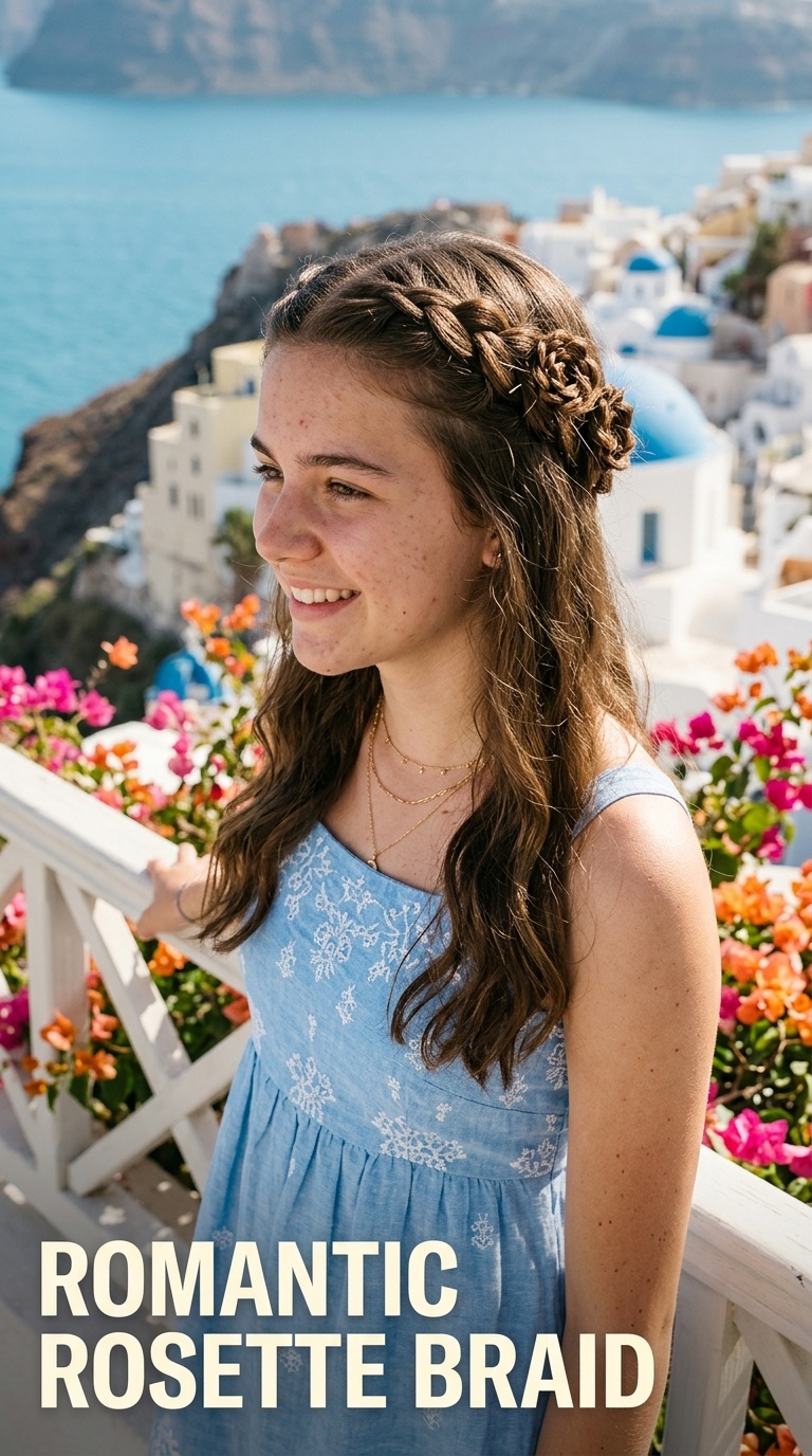 Romantic Rosette Braid