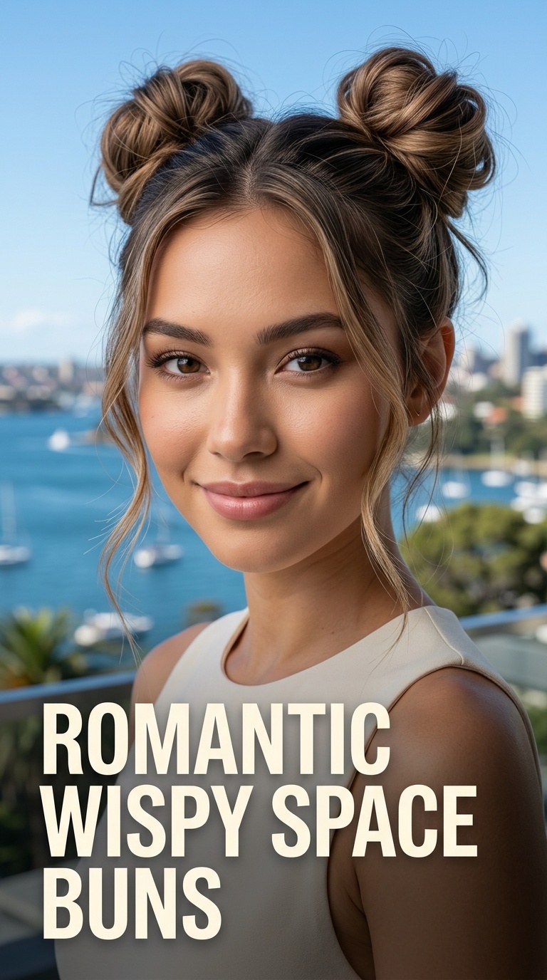 Romantic Wispy Space Buns