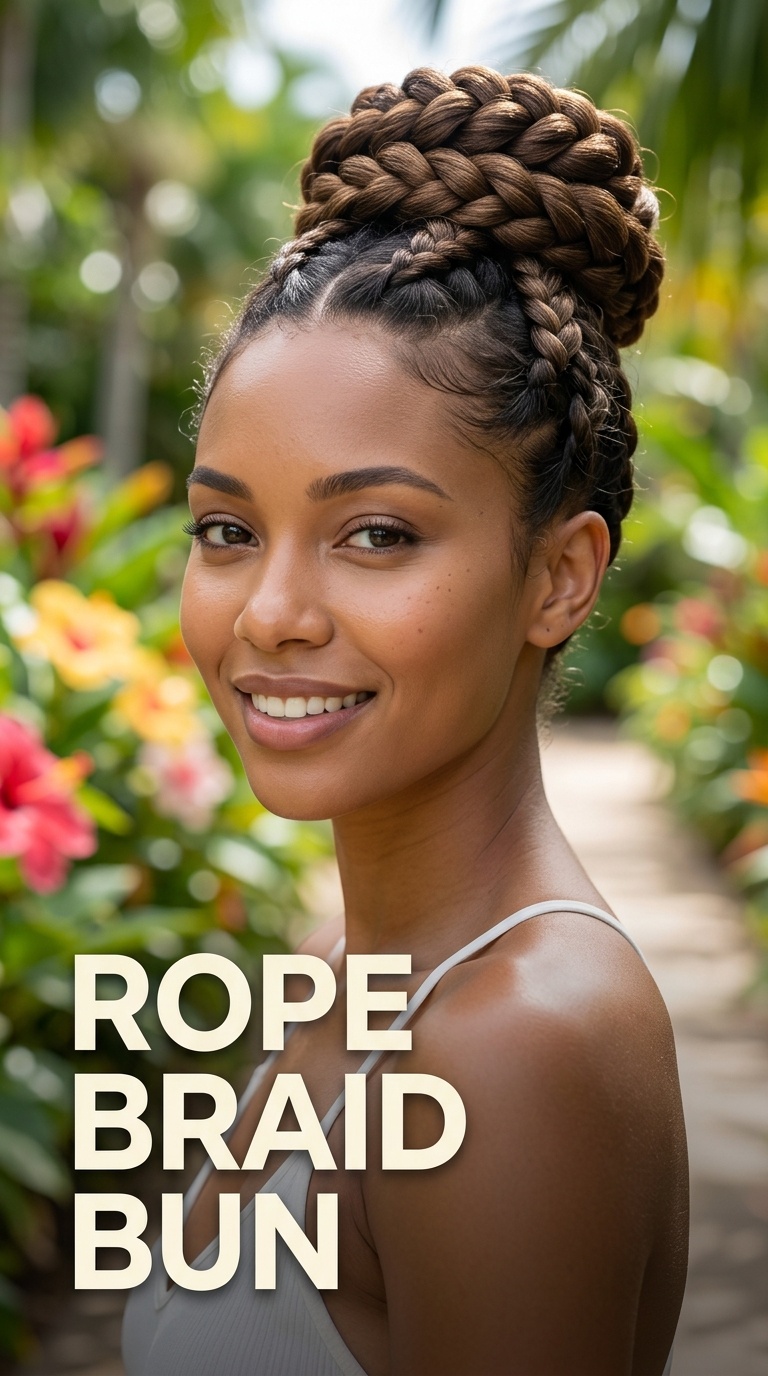 Rope Braid Bun