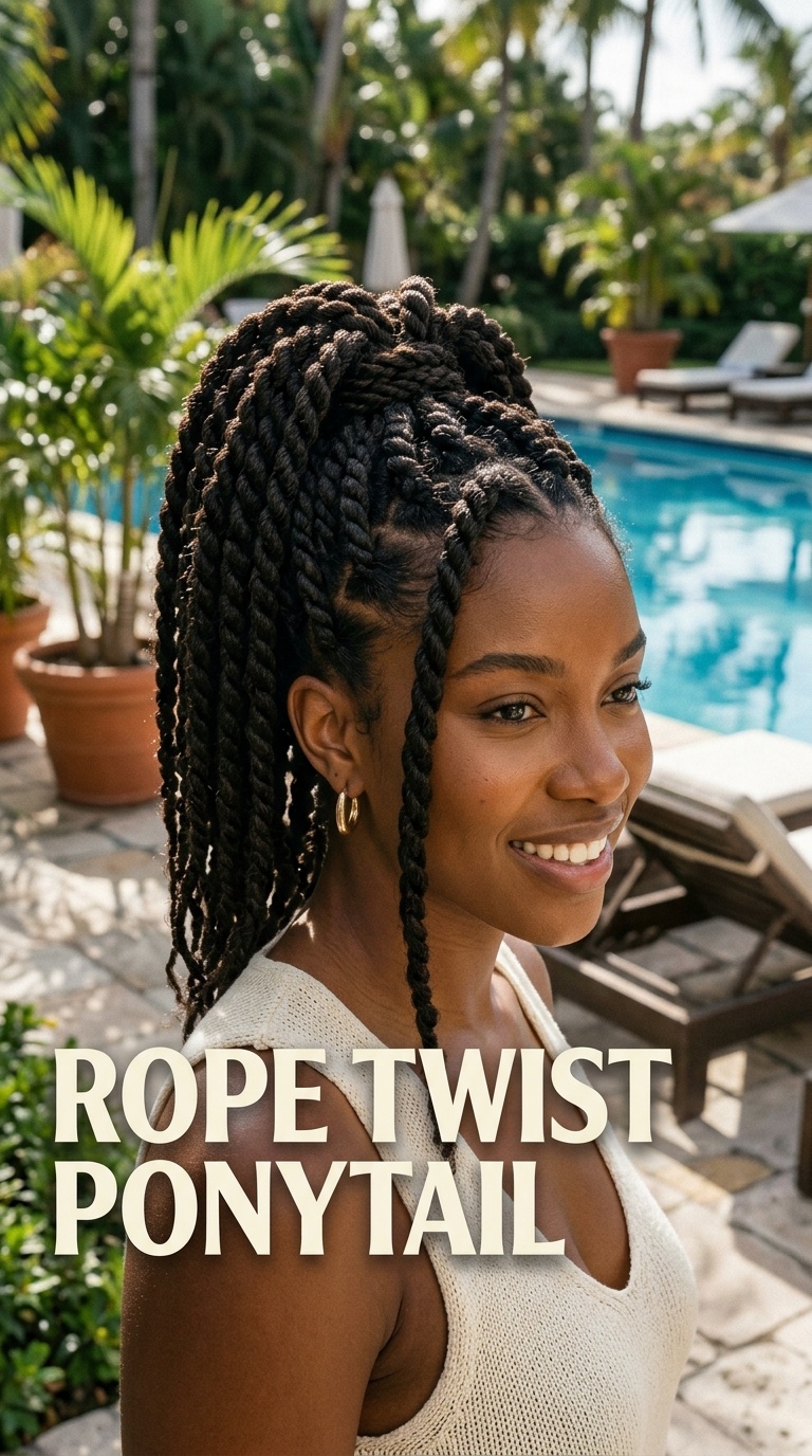 Rope Twist Ponytail