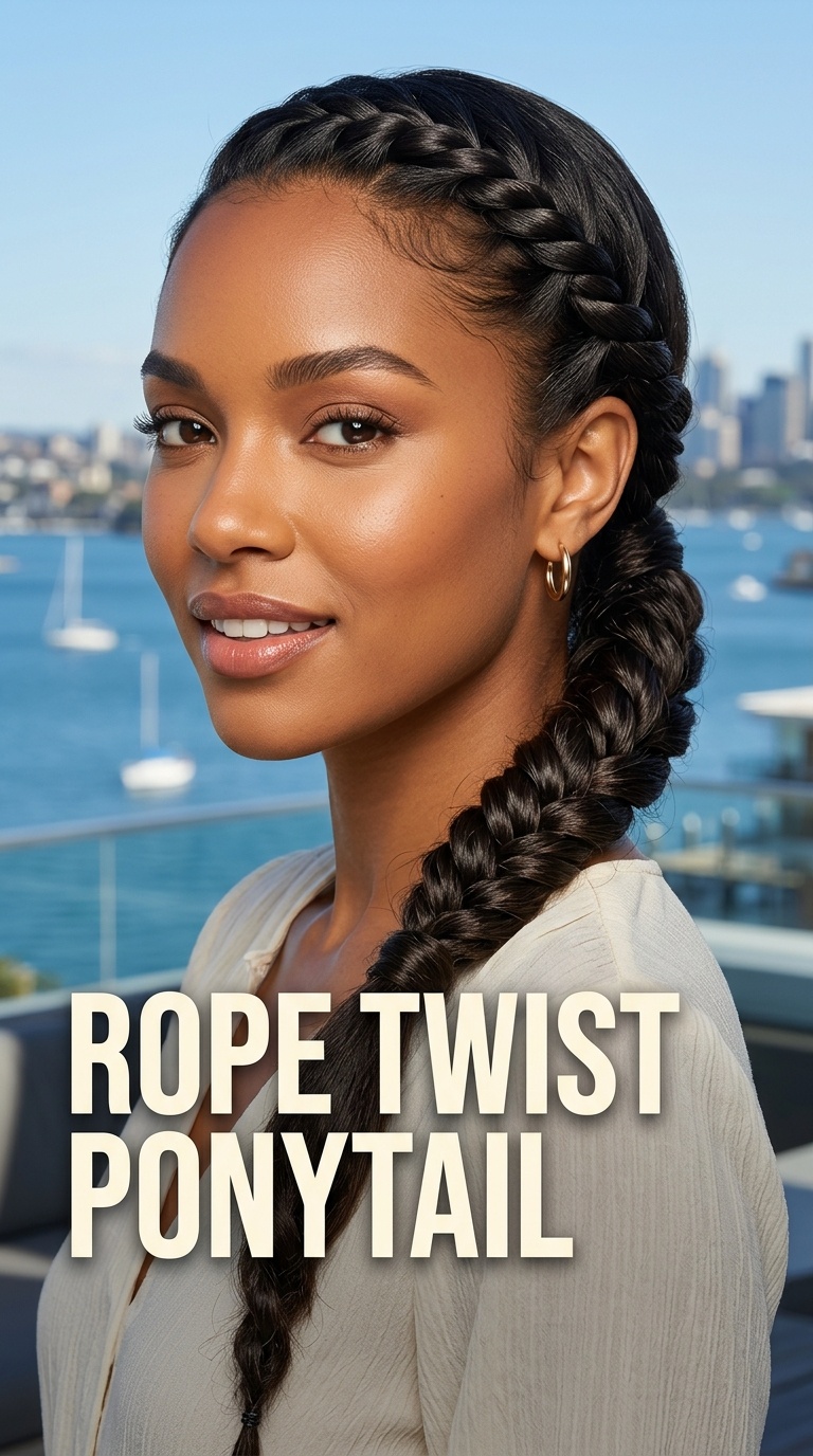 Rope Twist Ponytail