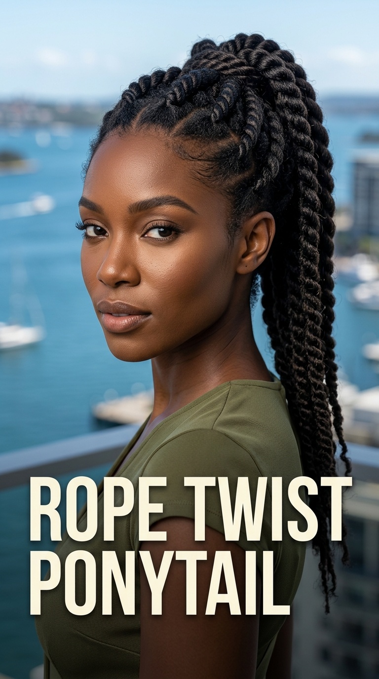 Rope Twist Ponytail