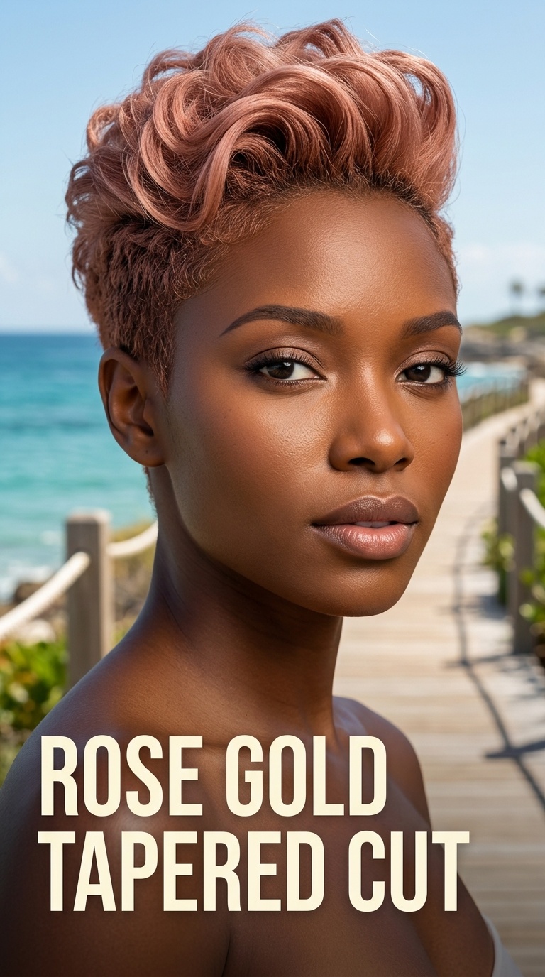 Rose Gold Tapered Cut