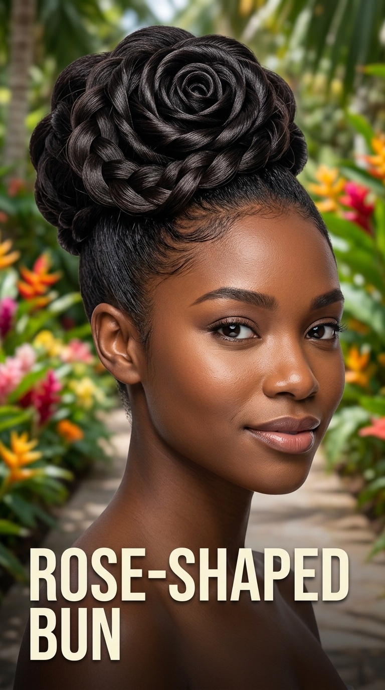 Rose-Shaped Bun