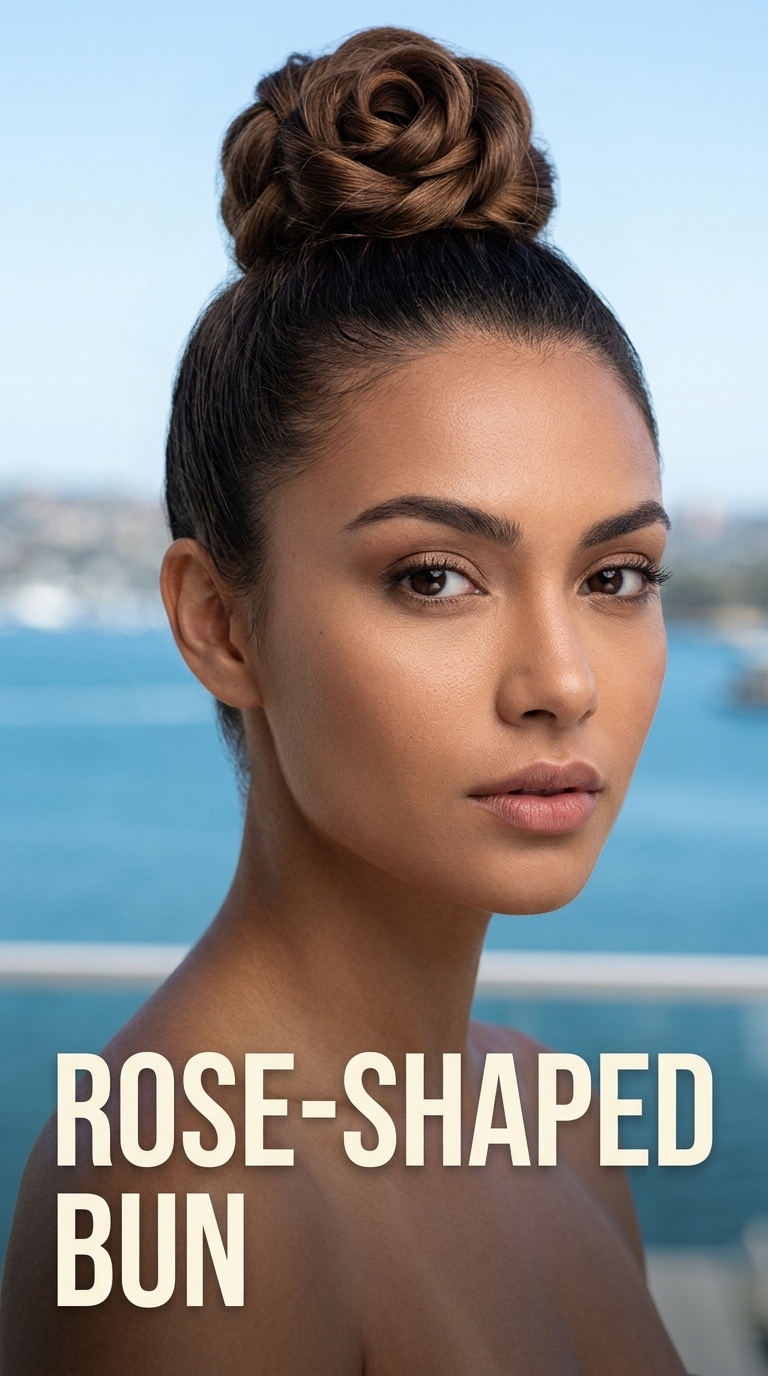 Rose-Shaped Bun