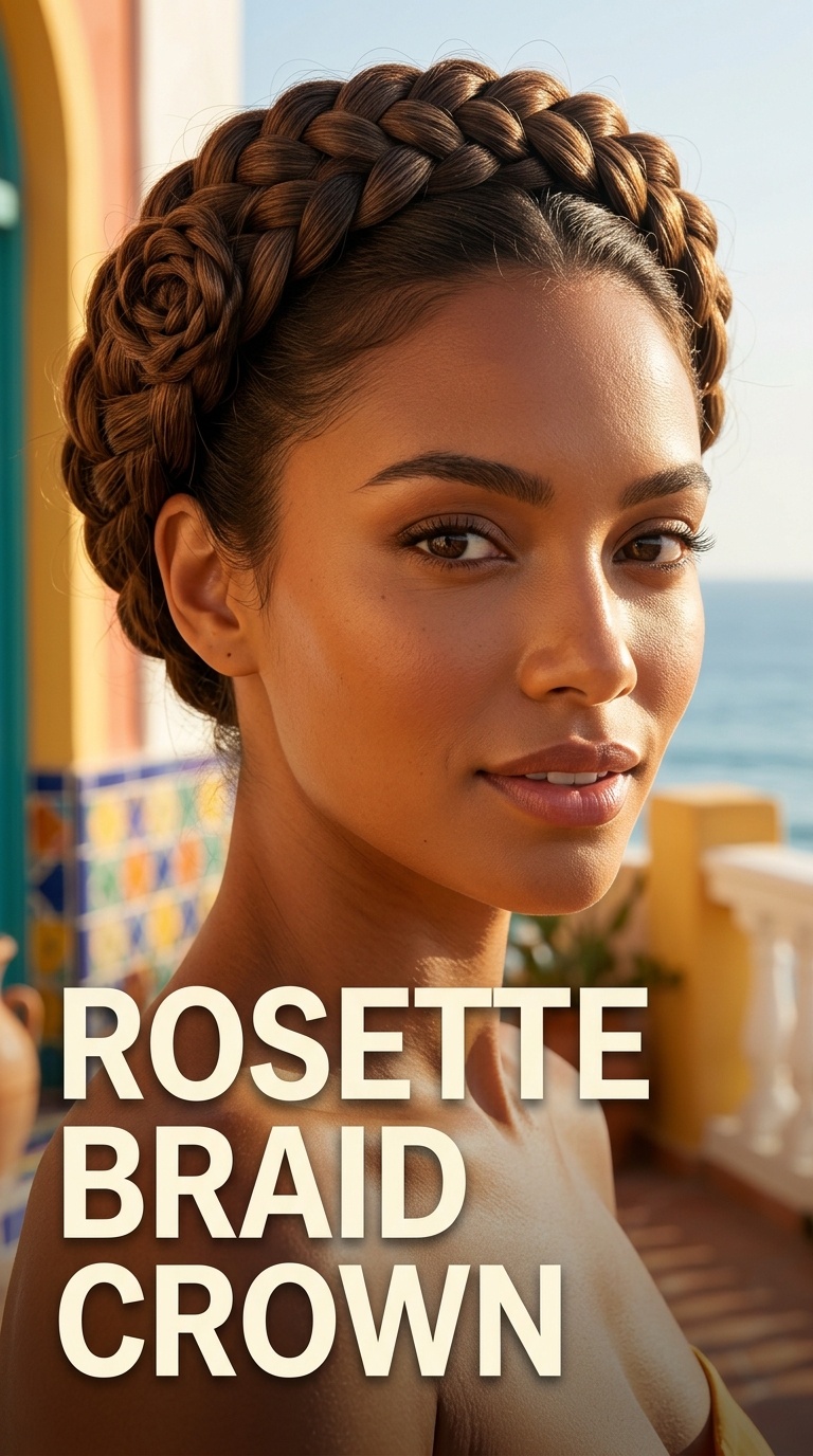 Rosette Braid Crown