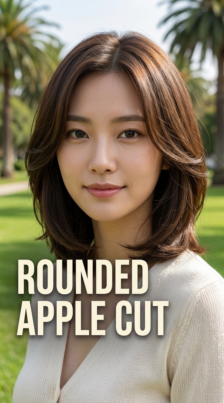 Rounded Apple Cut