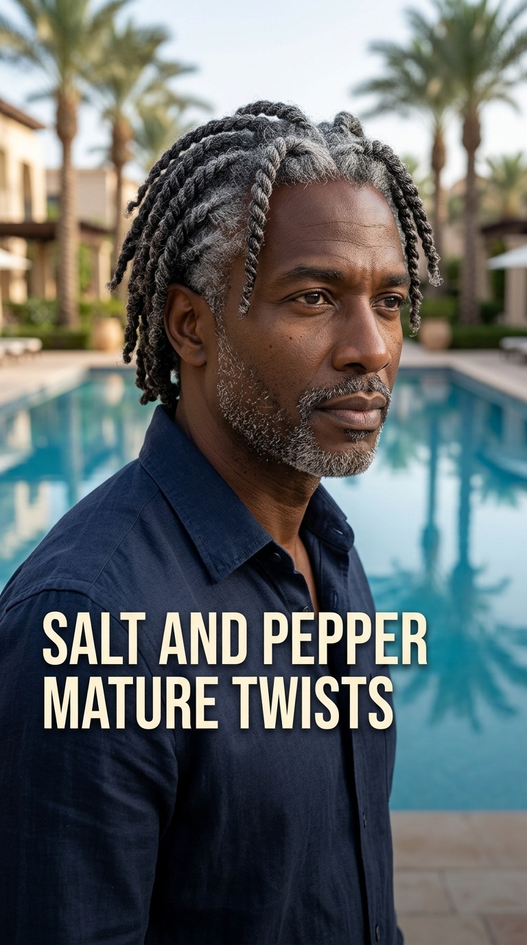Salt and Pepper Mature Twists