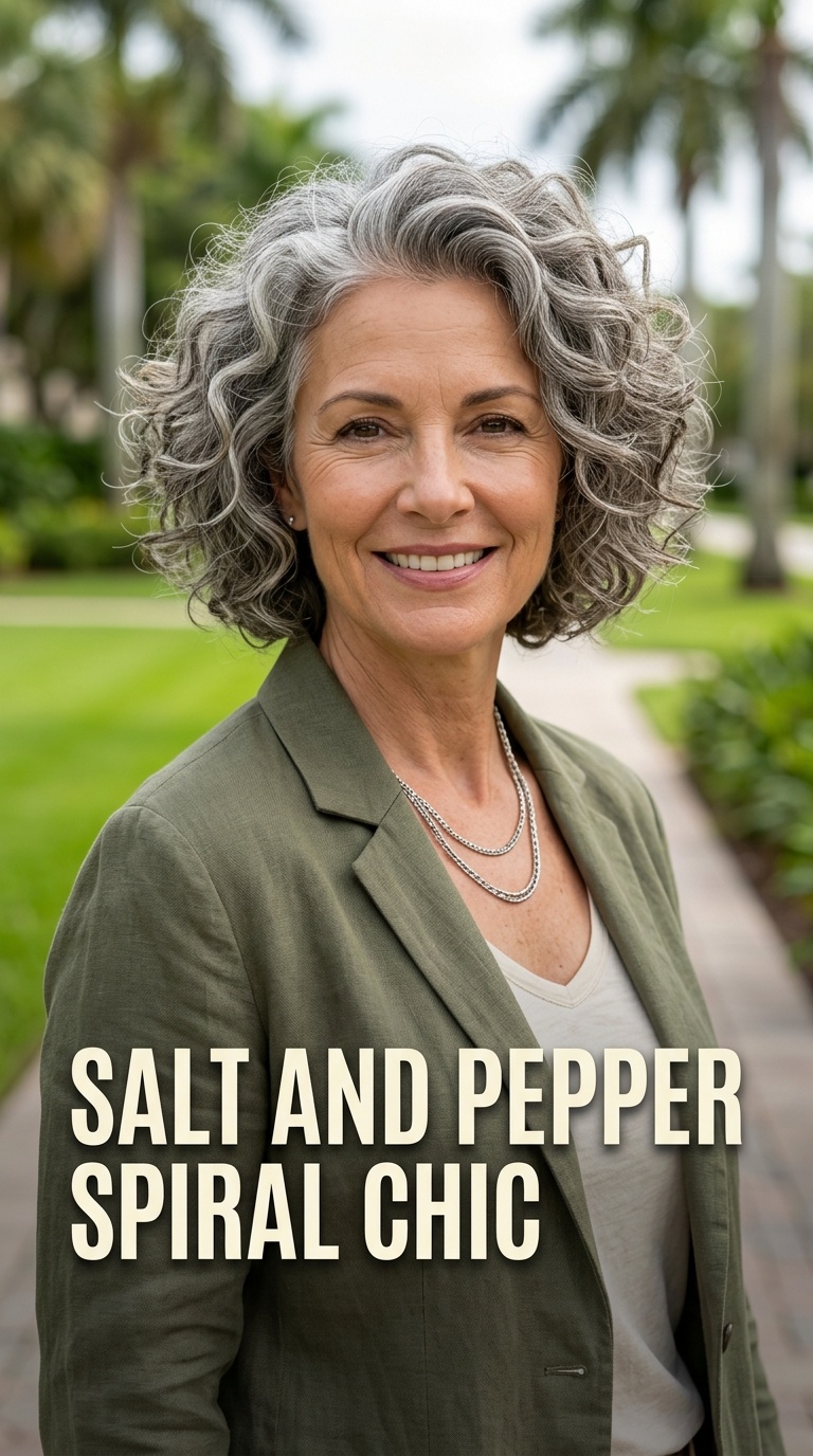 Salt and Pepper Spiral Chic