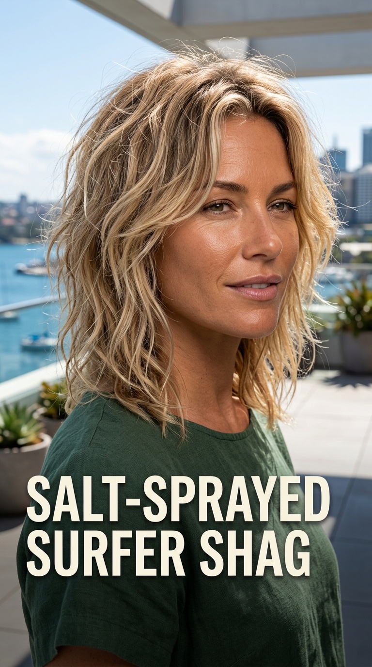 Salt-Sprayed Surfer Shag