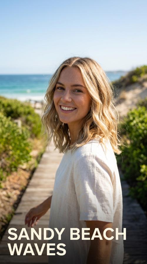 Sandy Beach Waves