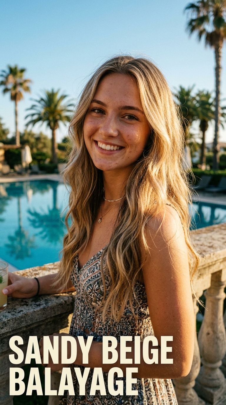 Sandy Beige Balayage