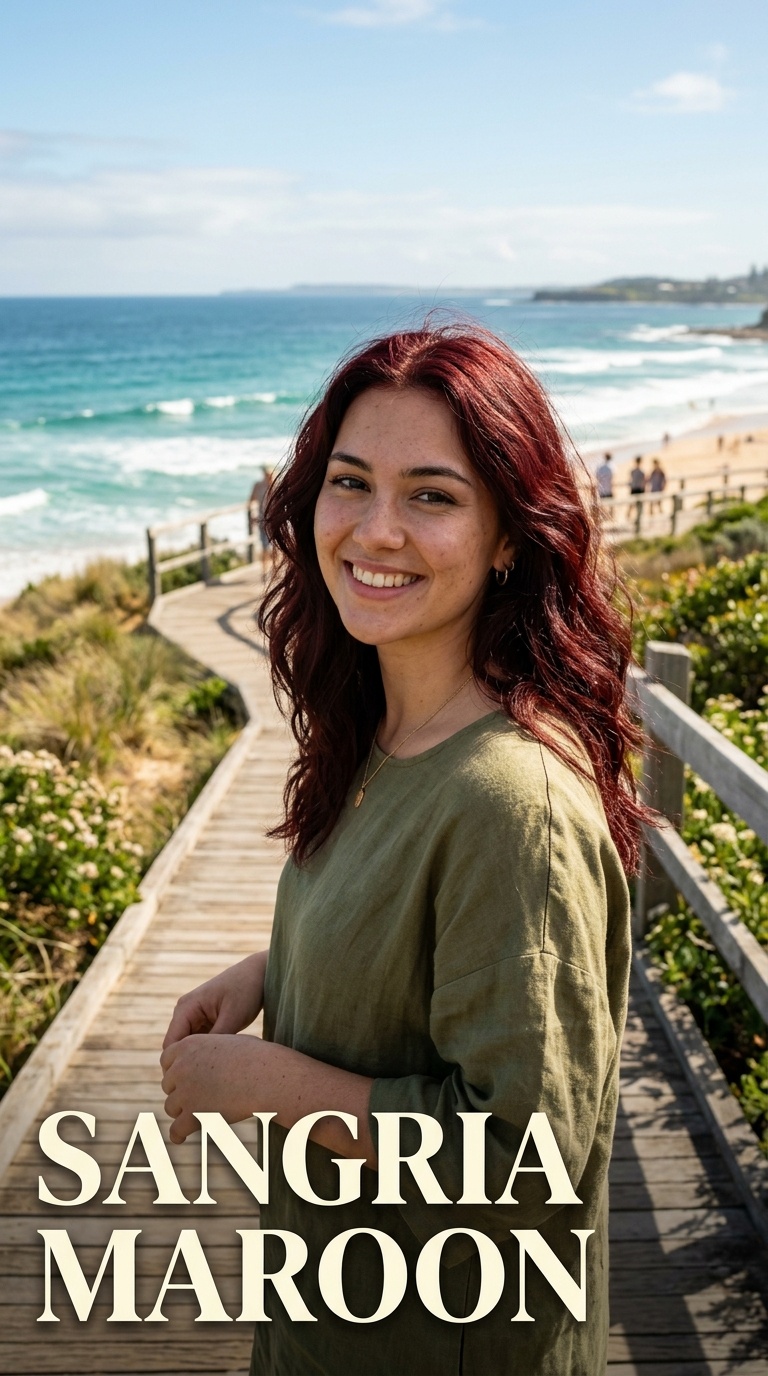 Sangria Maroon
