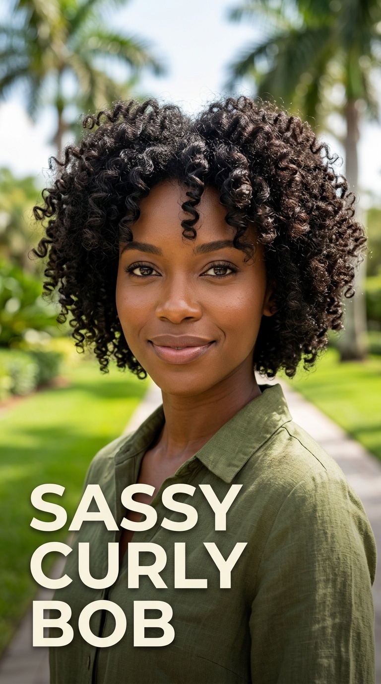 Sassy Curly Bob