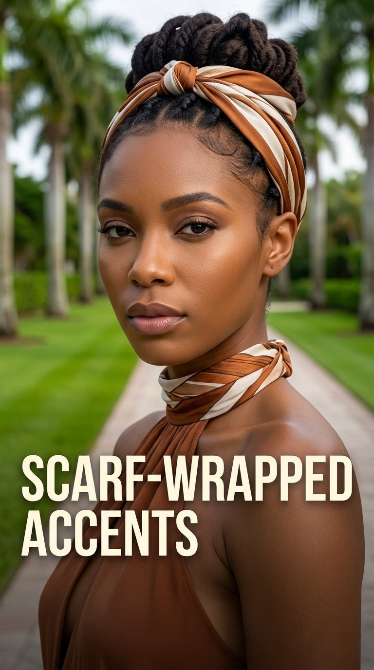 Scarf-Wrapped Accents
