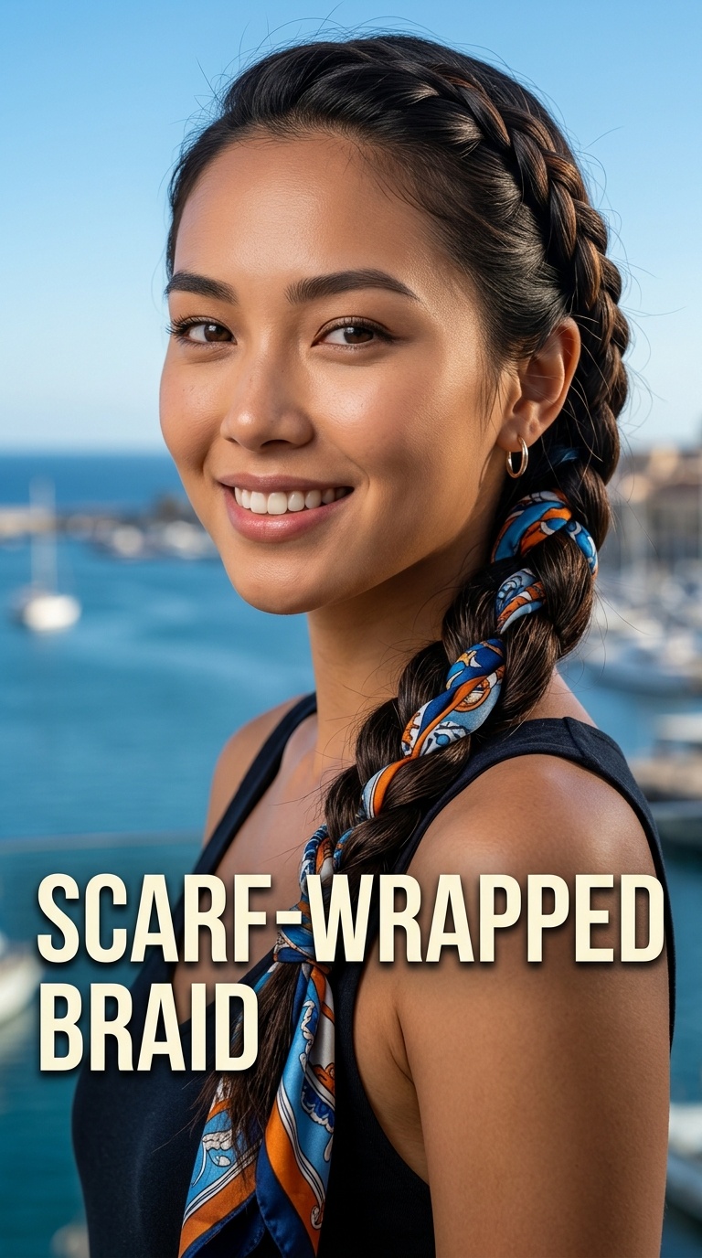 Scarf-Wrapped Braid