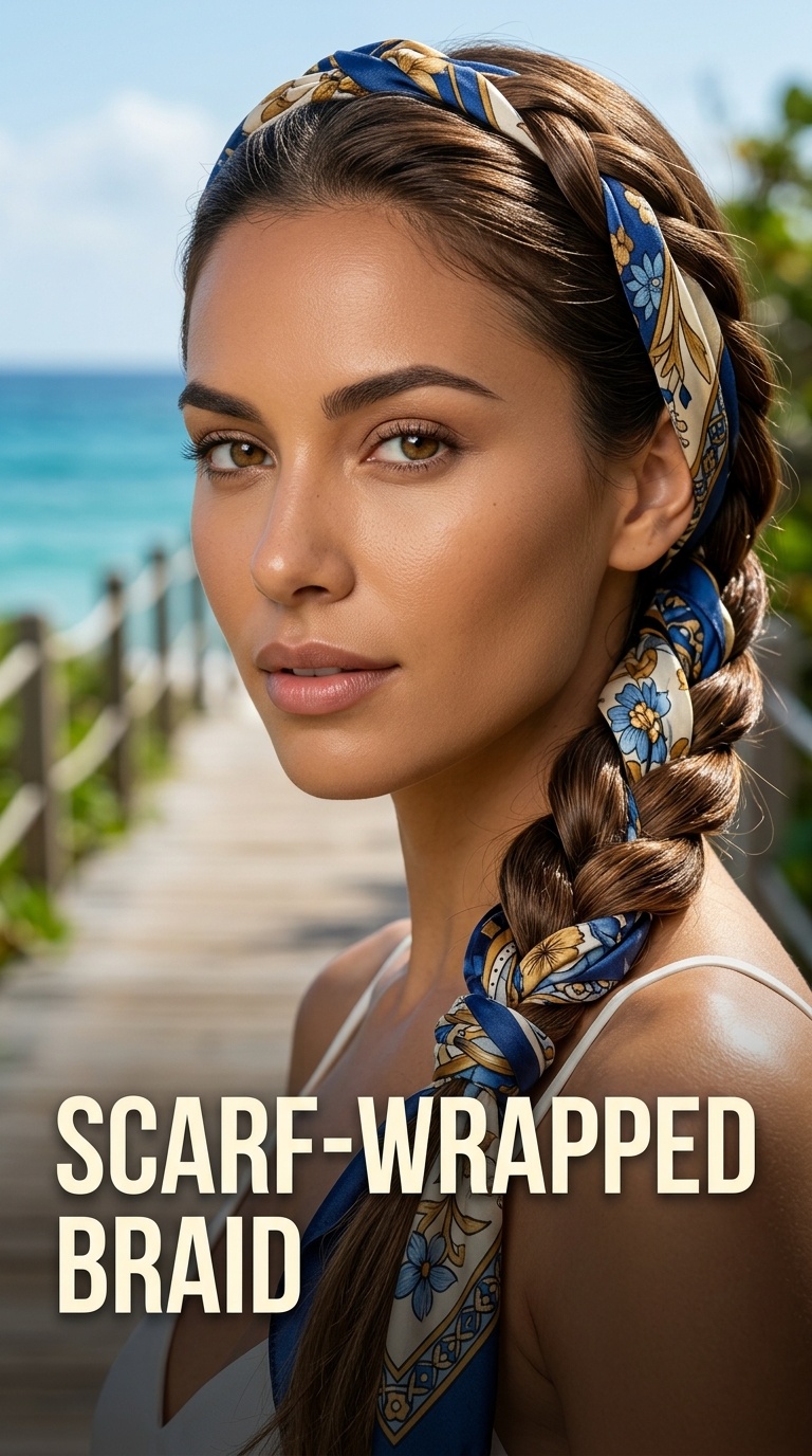 Scarf-Wrapped Braid