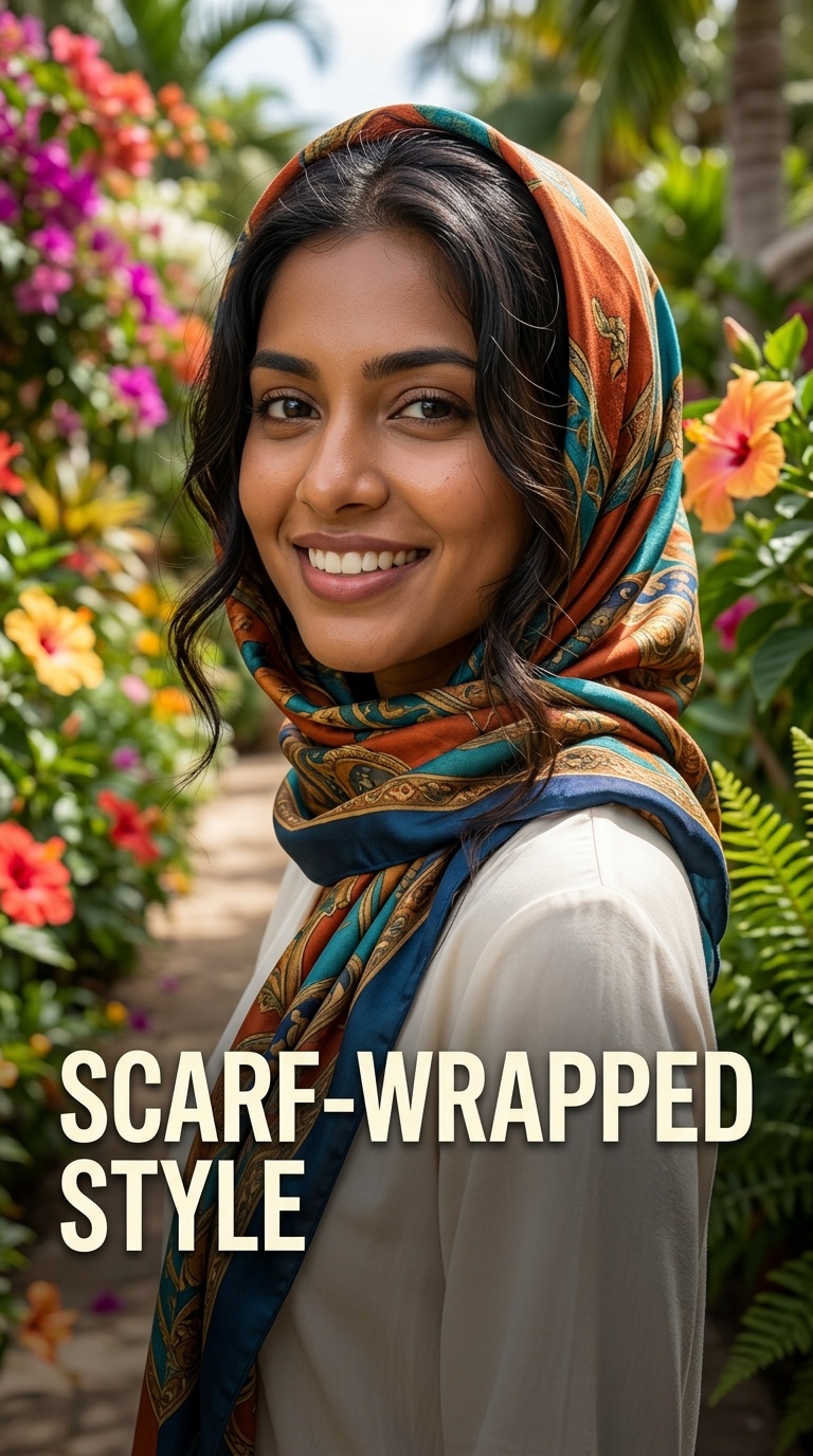 Scarf-Wrapped Style