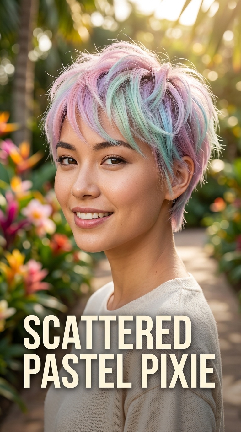 Scattered Pastel Pixie