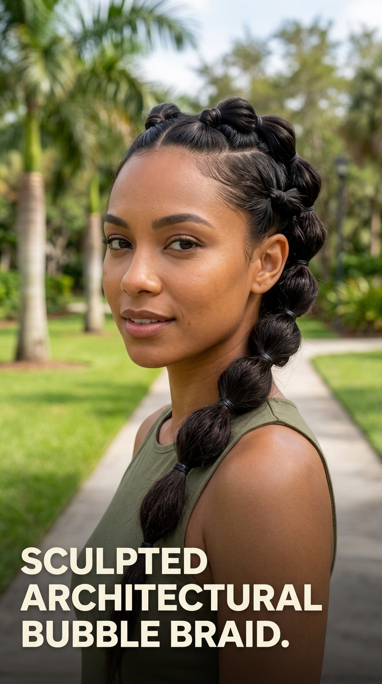 Sculpted Architectural Bubble Braid