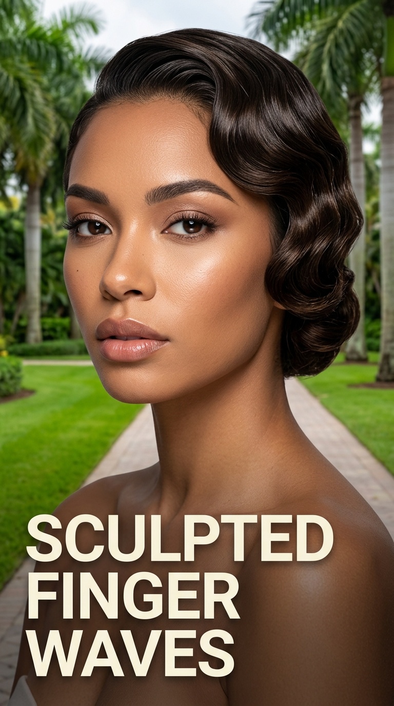 Sculpted Finger Waves