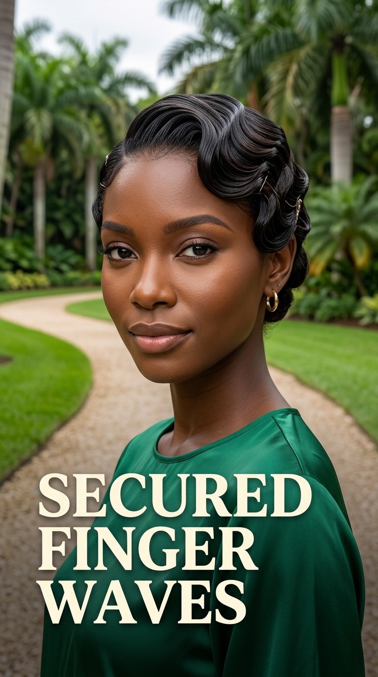 Secured Finger Waves