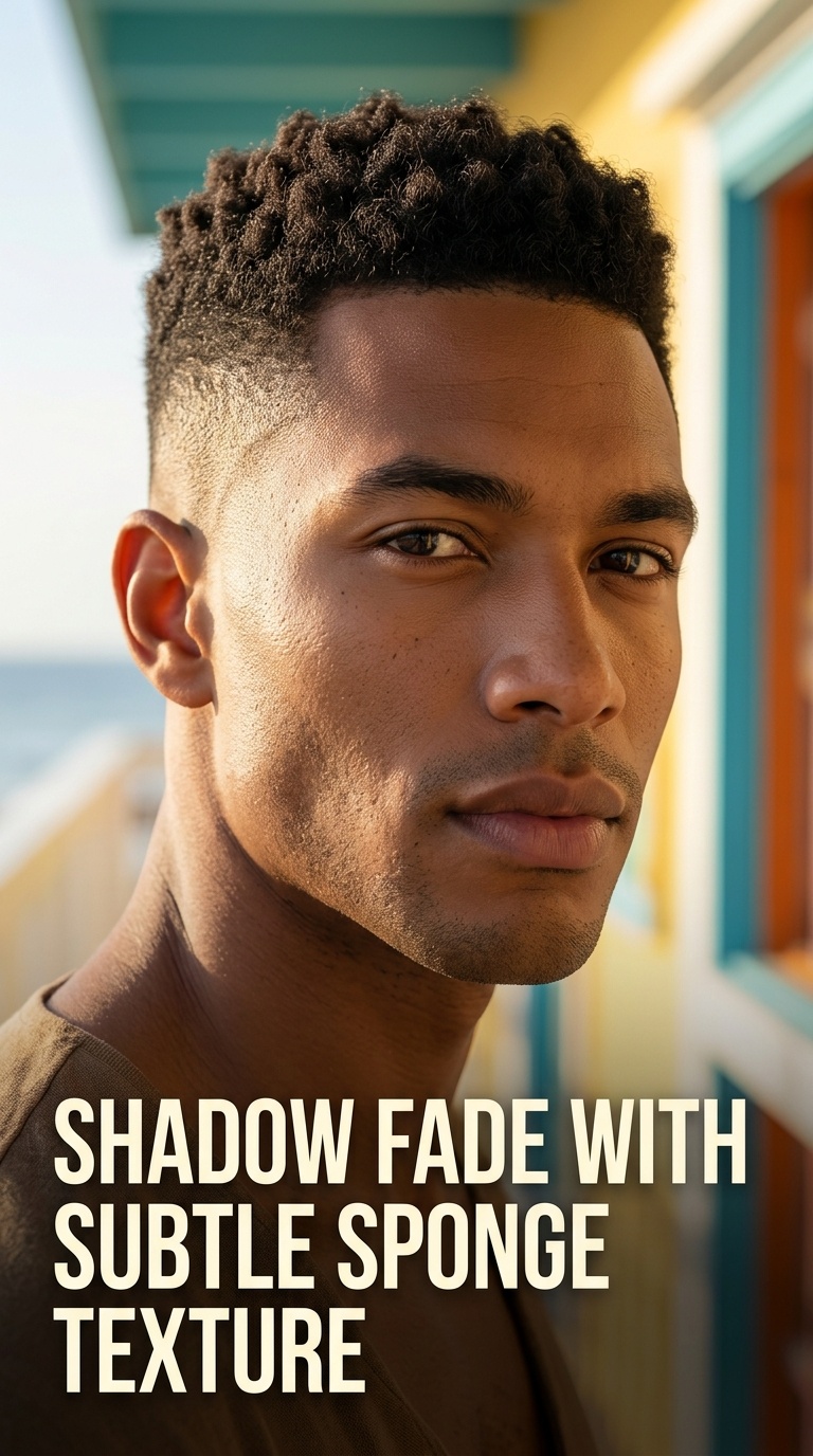 Shadow Fade with Subtle Sponge Texture