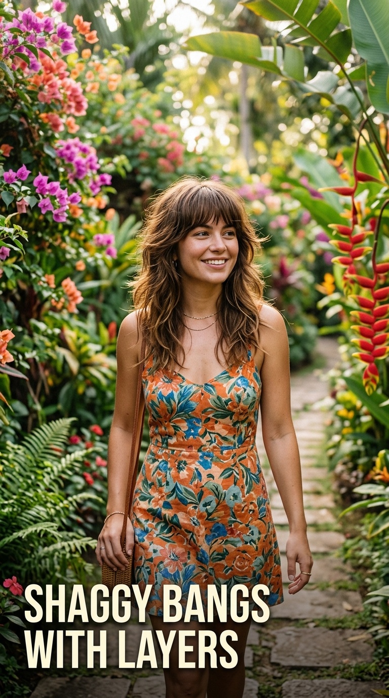 Shaggy Bangs with Layers