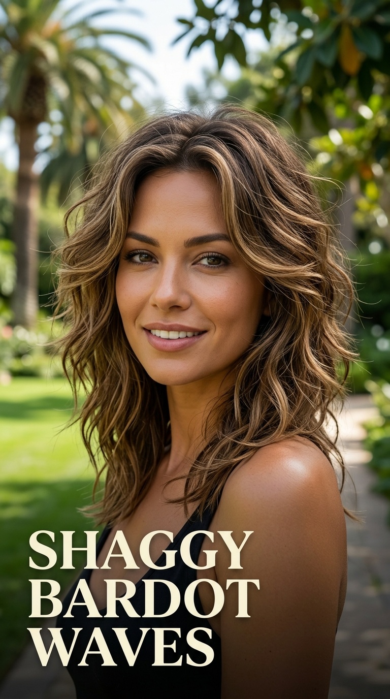 Shaggy Bardot Waves
