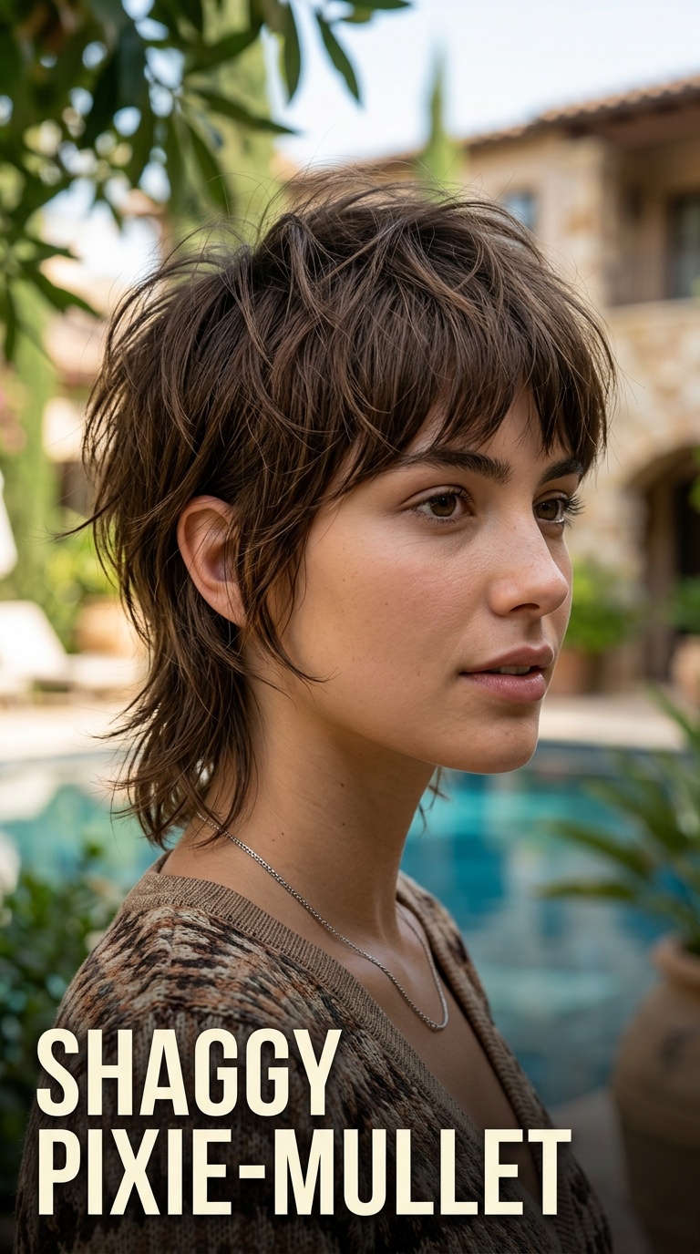 Shaggy Pixie-Mullet