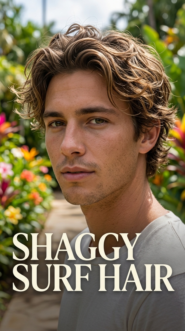 Shaggy Surf Hair