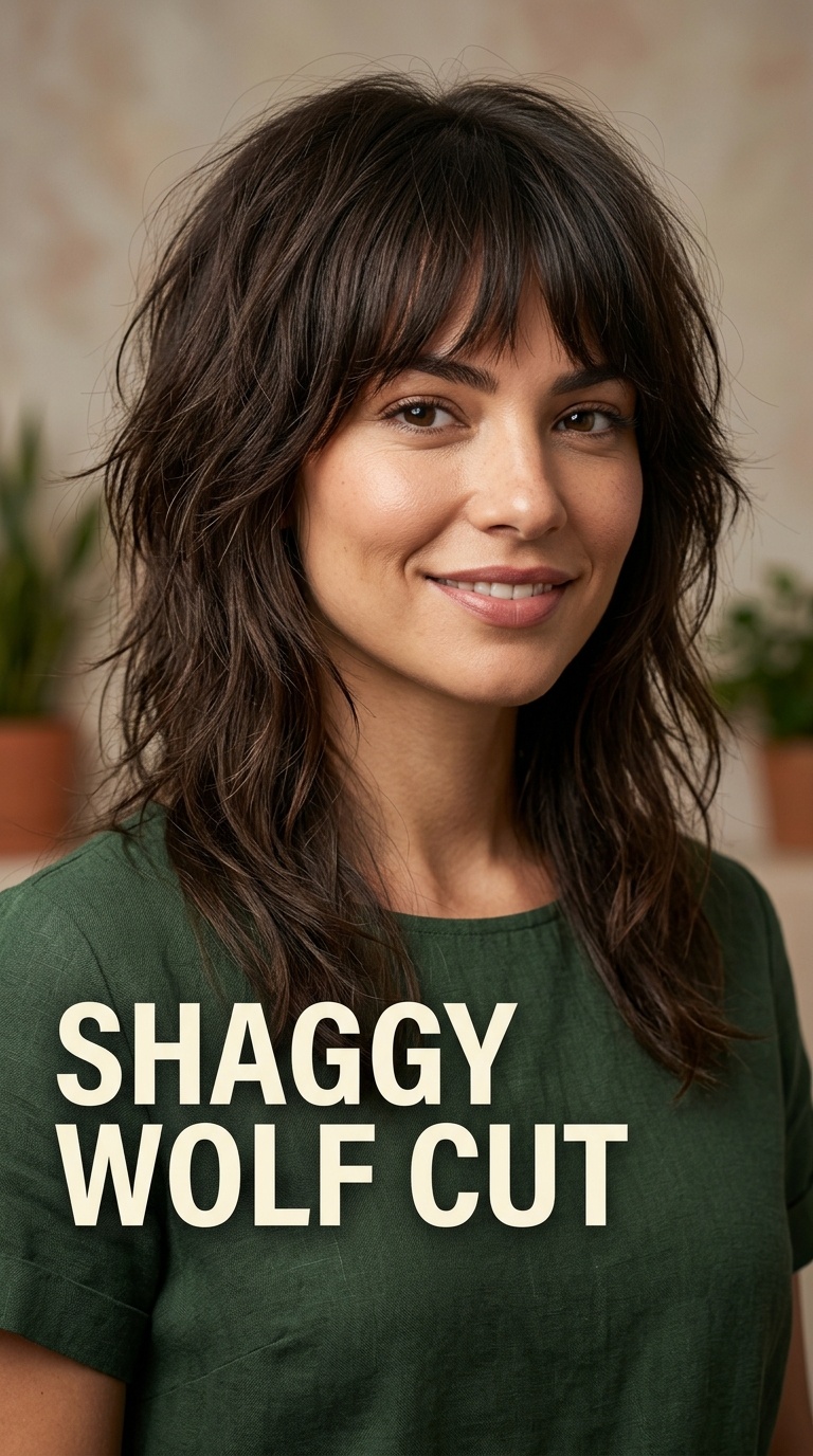 Shaggy Wolf Cut