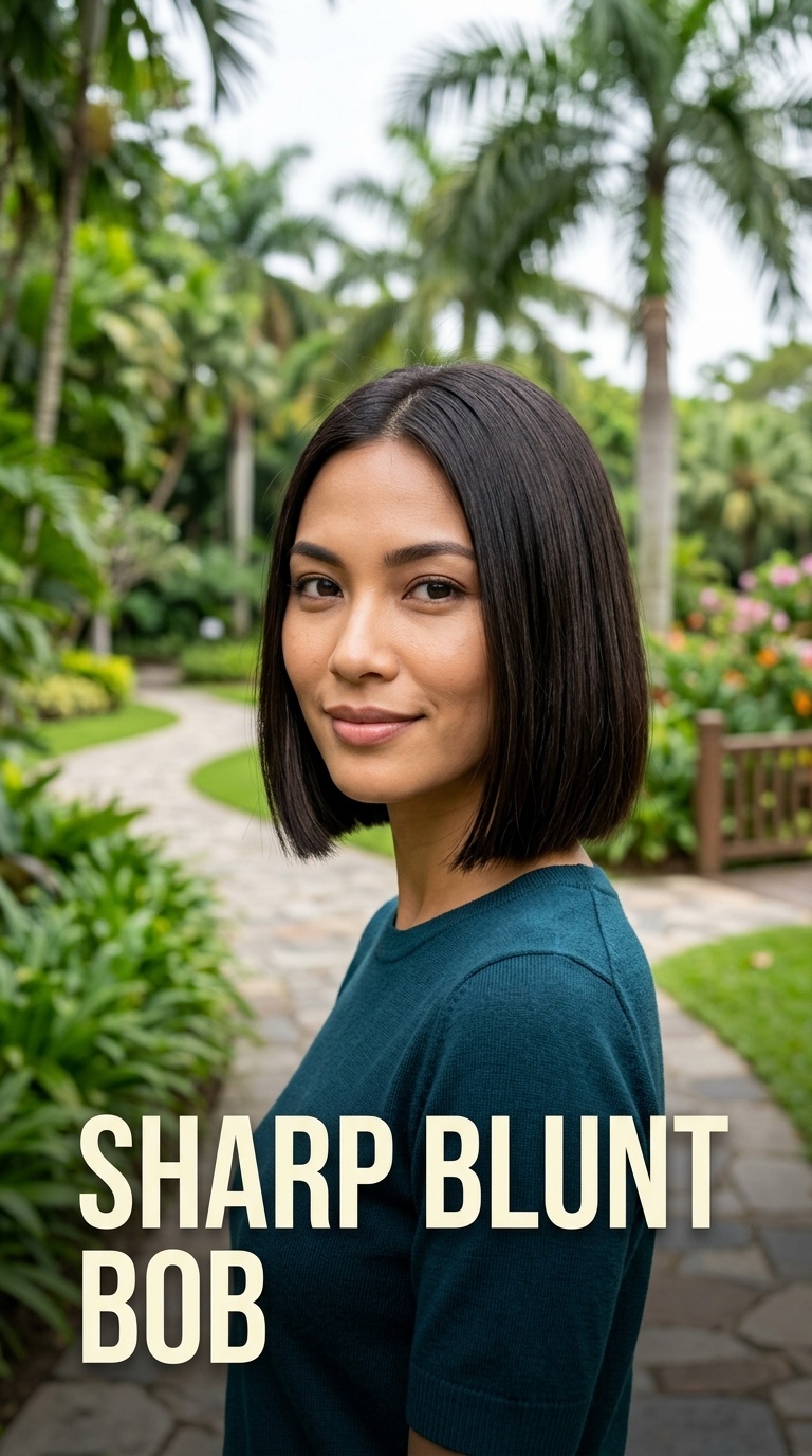 Sharp Blunt Bob
