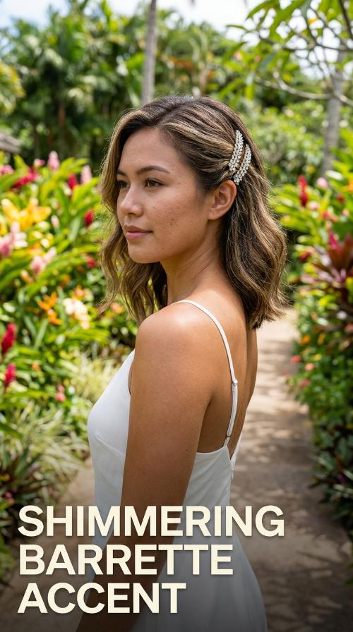 Shimmering Barrette Accent