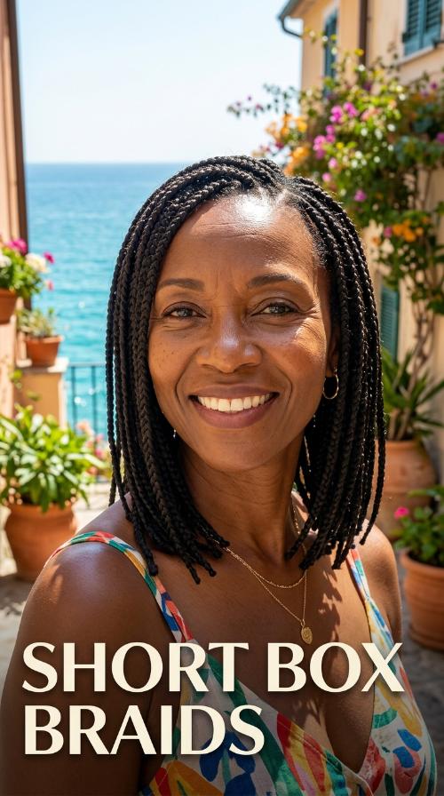 Short Box Braids