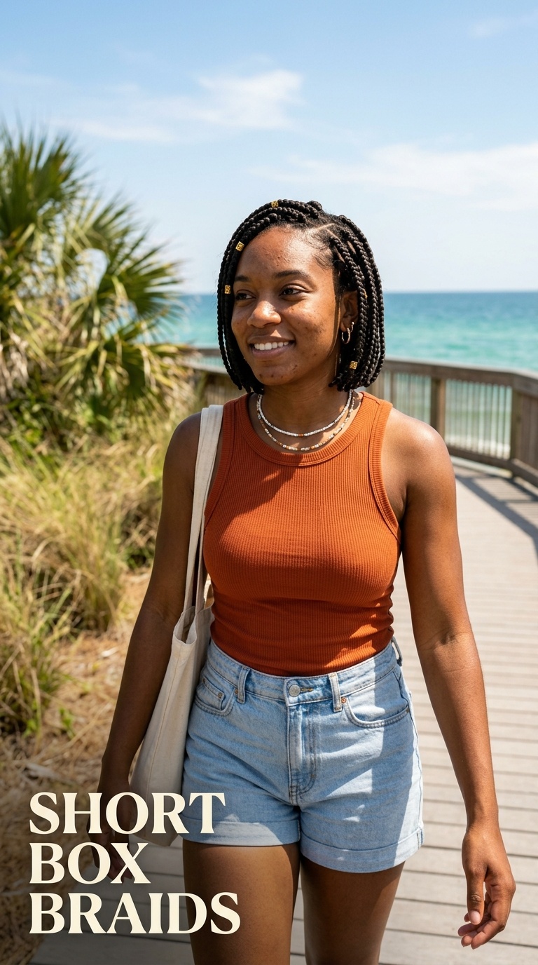Short Box Braids