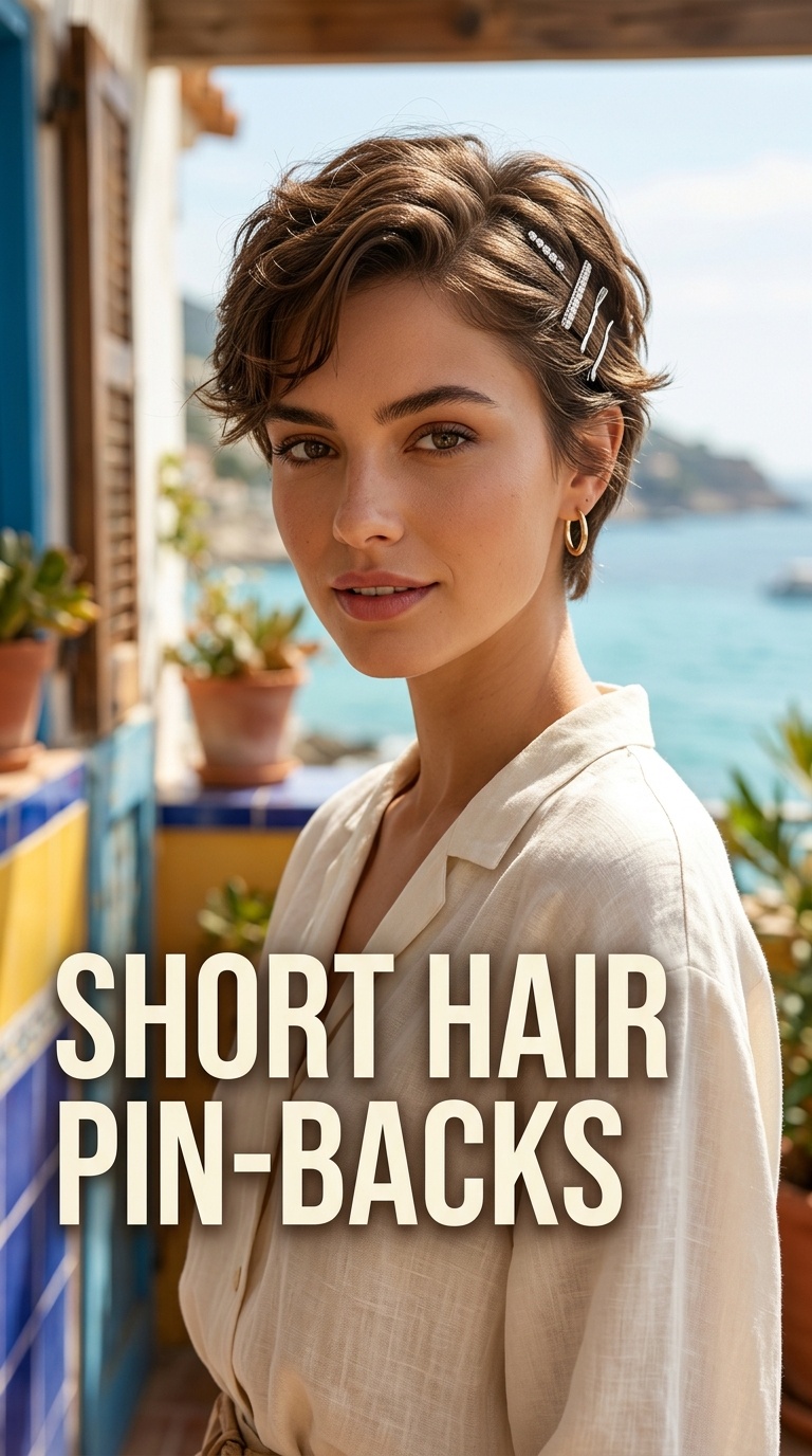 Short Hair Pin-Backs