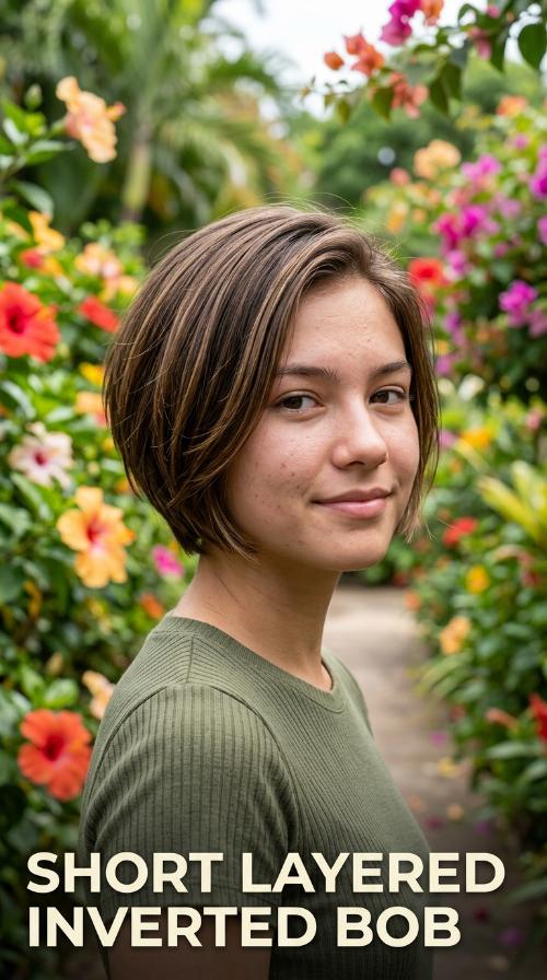 Short Layered Inverted Bob