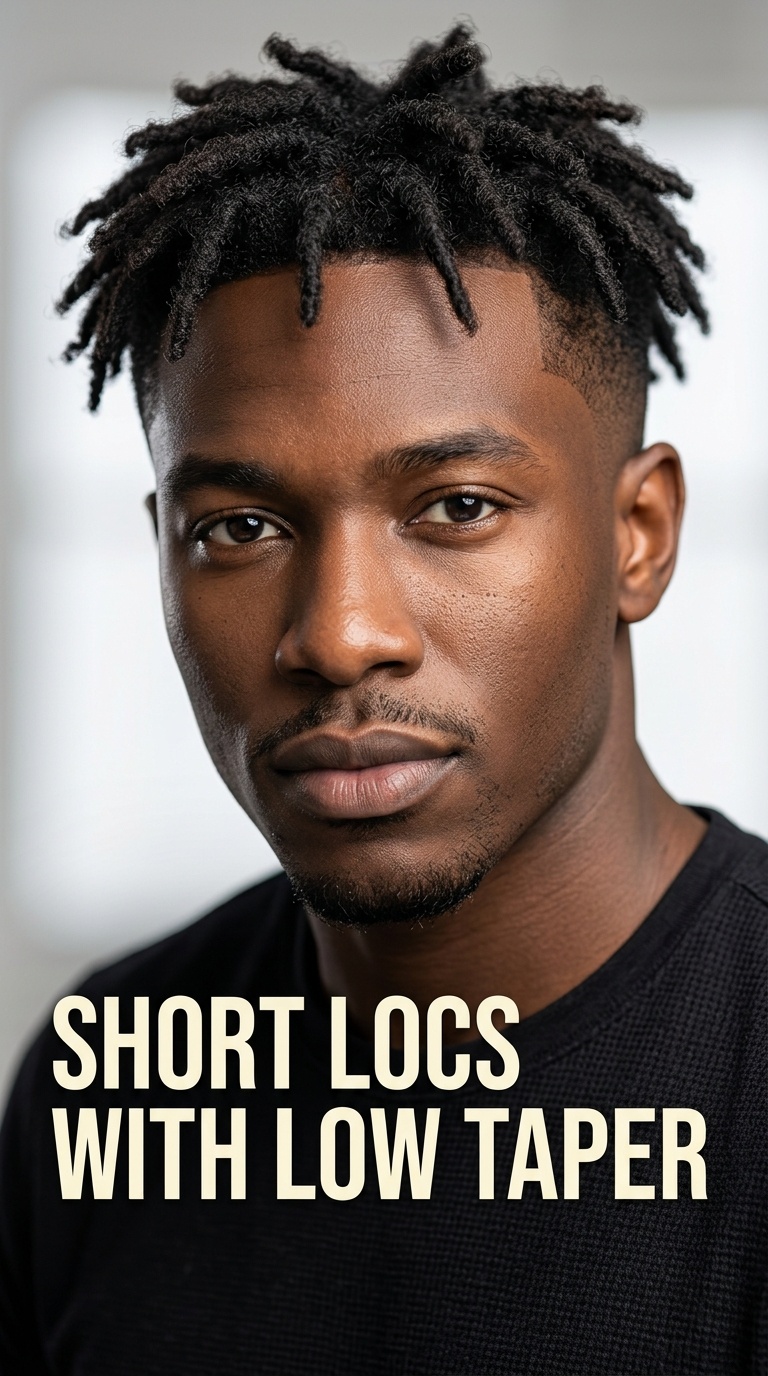 Short Locs with Low Taper