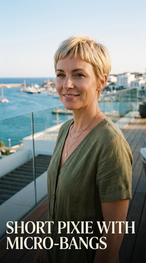 Short Pixie with Micro-Bangs