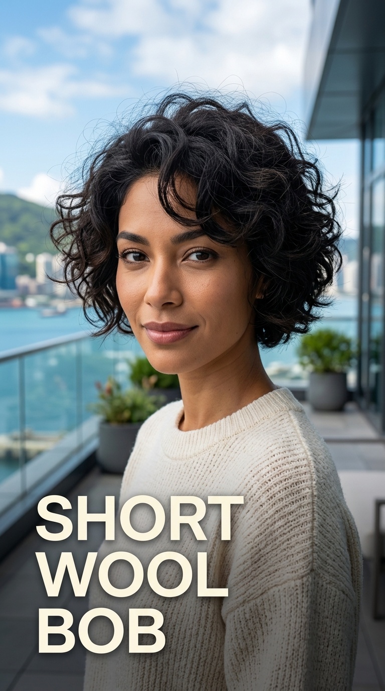 Short Wool Bob