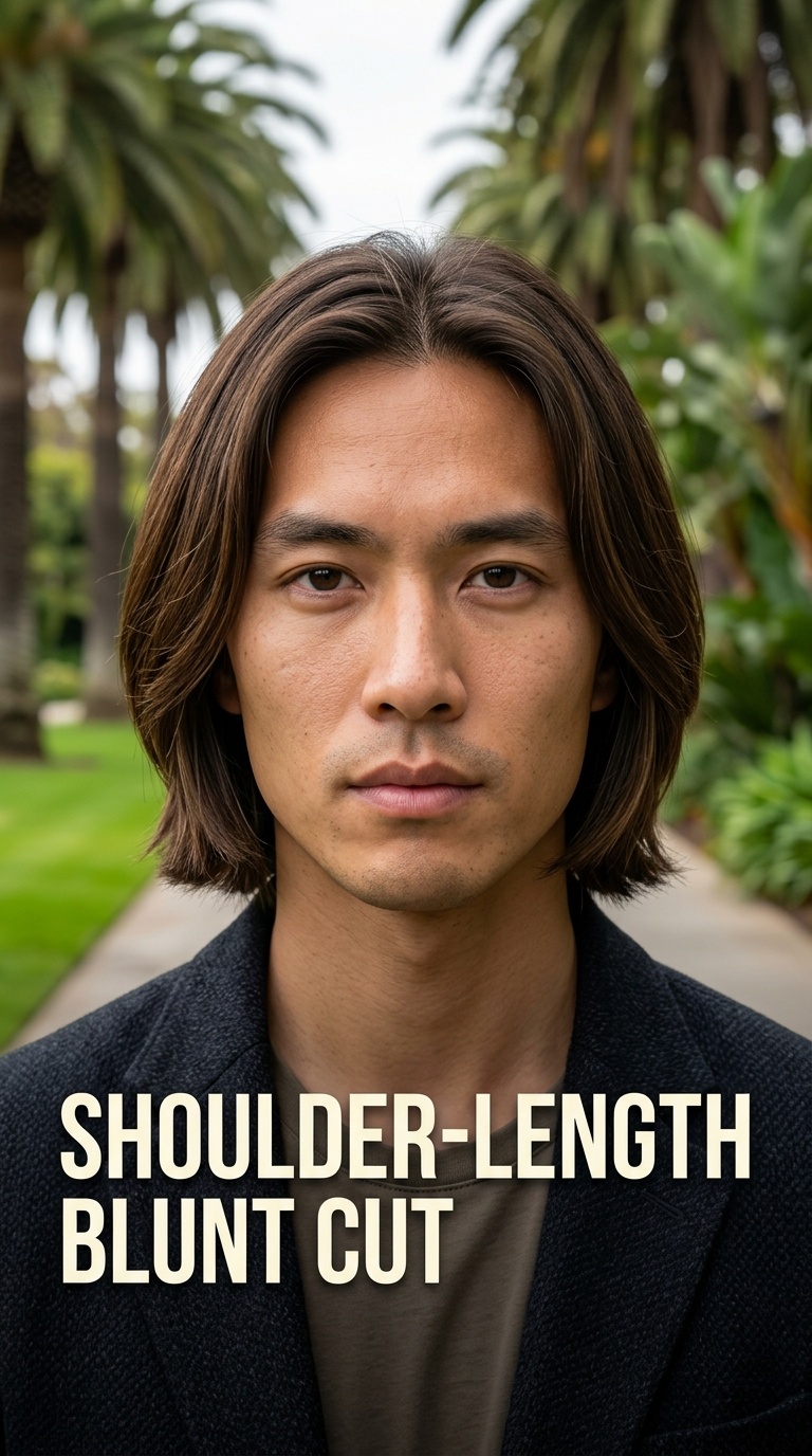 Shoulder-Length Blunt Cut