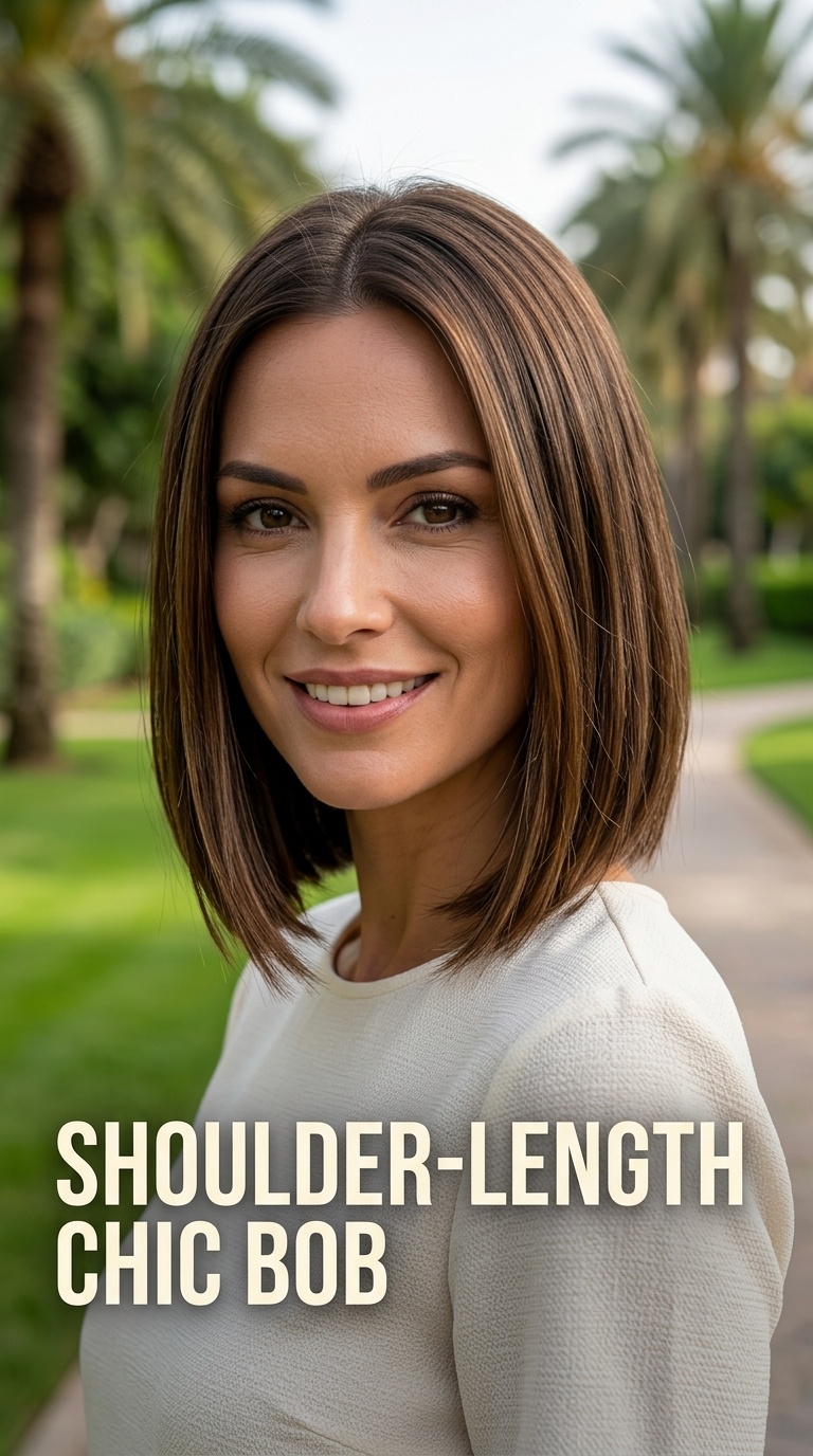 Shoulder-Length Chic Bob