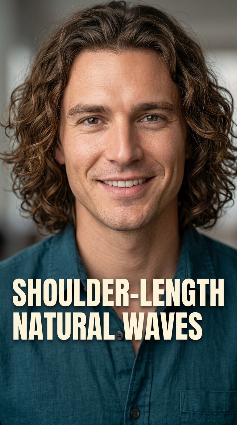 Shoulder-Length Natural Waves