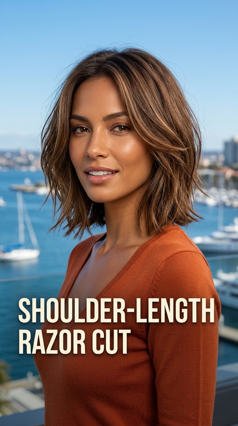 Shoulder-Length Razor Cut