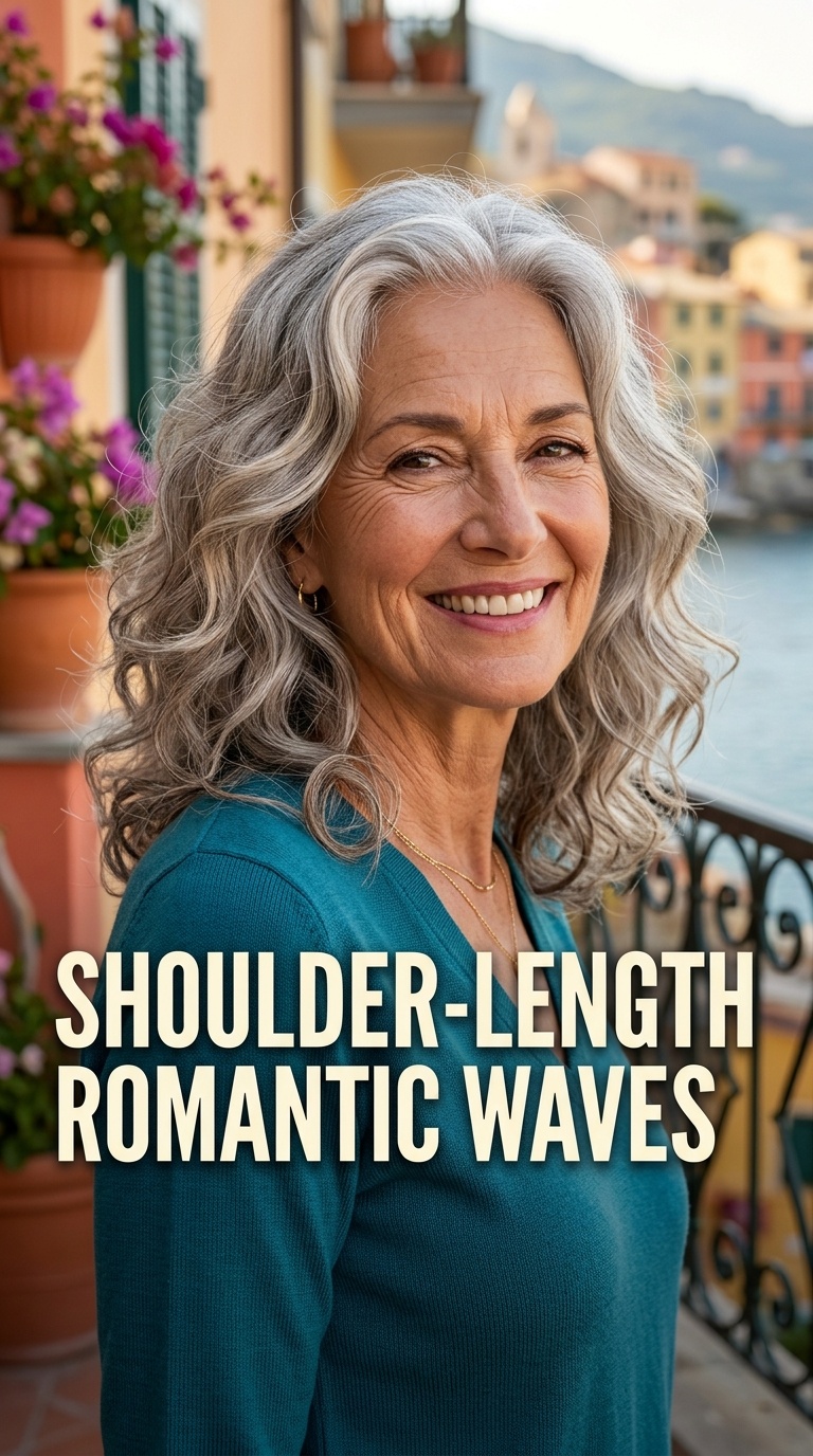 Shoulder-Length Romantic Waves