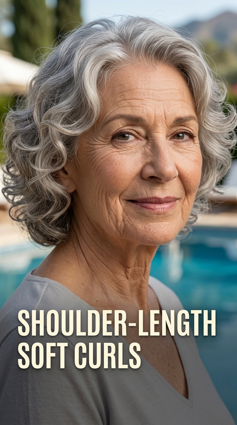Shoulder-Length Soft Curls