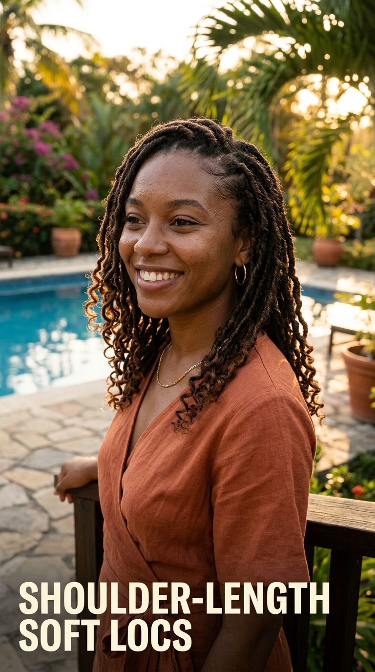 Shoulder-Length Soft Locs
